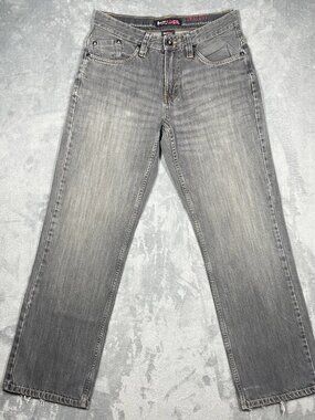 Tony Hawk Straight-Leg Denim Gray Faded Y2K Jeans 30 x 32